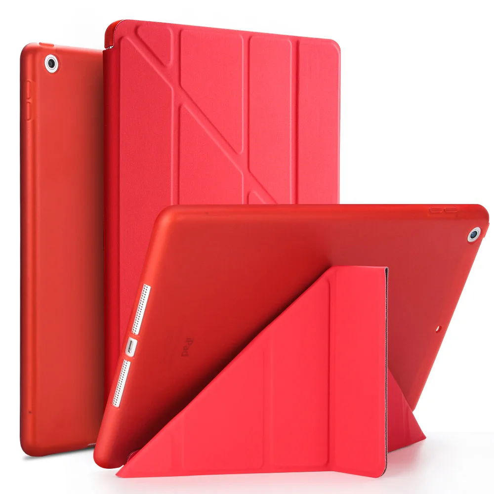 GOLP Чехол для iPad Air 2, PU кожаный чехол-подставка с откидной передней крышкой из мягкого ТПУ Смарт-Чехол для iPad Air 2
