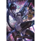 Печать игры красота Widowmaker Kasa Сексуальная аниме-девушка искусство холст постер на заказ 16x24 24x36 дюймов гостиная спальня Настенная картина