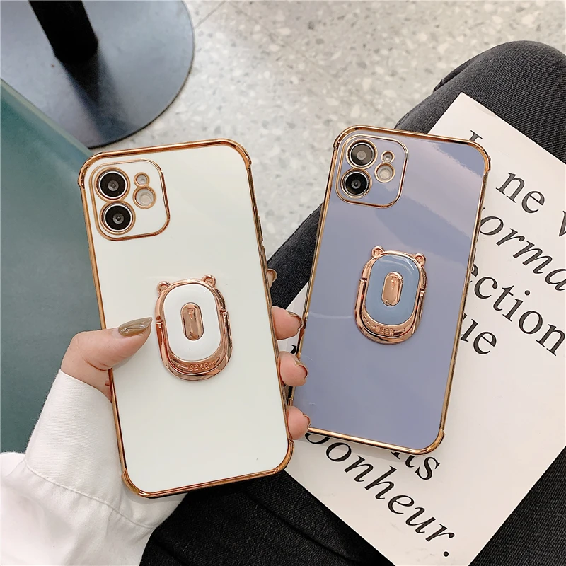 

Qianliyao Luxury Bracelet Electroplate Phone Case for iphone 13 12 11 Pro Max X XS Max XR 7 8 Plus se 2020 Shockproof Soft cover