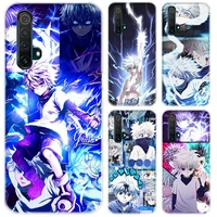 hxh killua zoldyck anime tpu phone case for realme 5 6 7 x7 x50 q2 pro xt c3 7i c17 c11 c12 c15 silicone soft cover