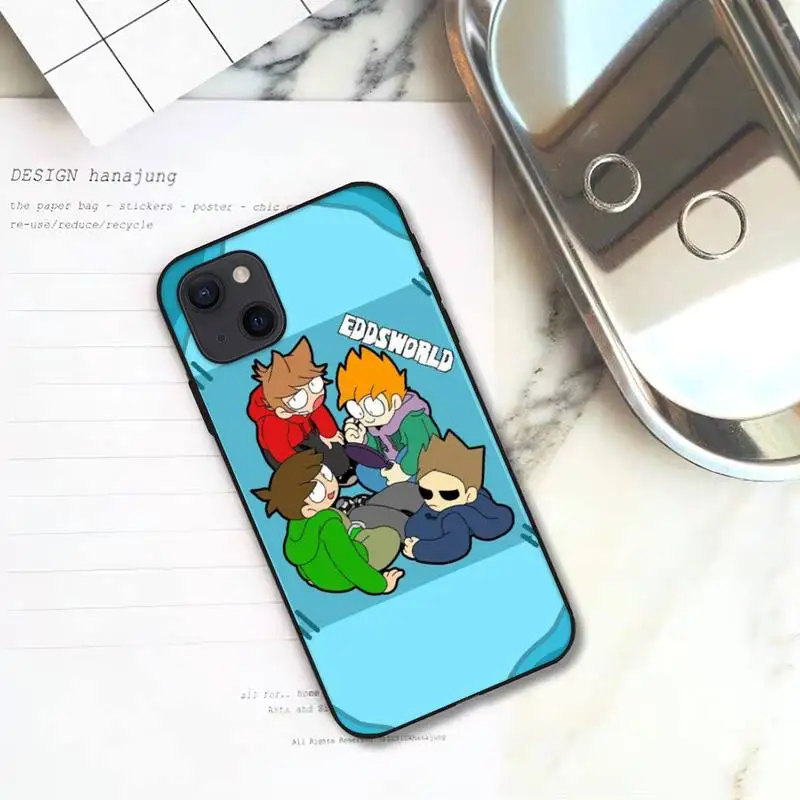 RUICHI Eddsworld Phone Case For iPhone 11 12 Mini 13 Pro XS Max X 8 7 6s Plus 5 SE XR Shell | Mobile Cases &amp Covers