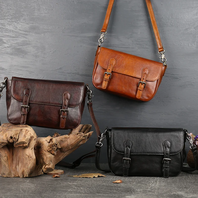 

Women's messenger bag 2021 summer leather fashion niche design