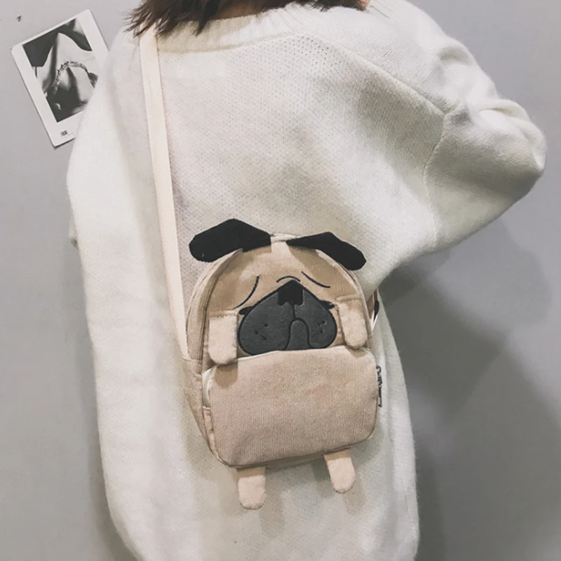 Японская Милая мультяшная Сумка-тоут с животными дорожный рюкзак для покупок