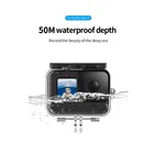 TELESIN GOPRO 10 9 50M водонепроницаемый чехол для подводной съемки с закаленным стеклом чехол для дайвинга аксессуары для фотокамеры