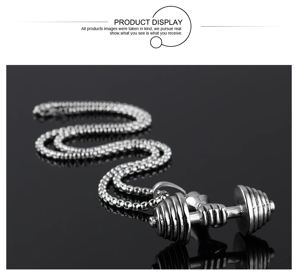 

Silver personalized table bell stainless steel jewelry necklace pendant for men