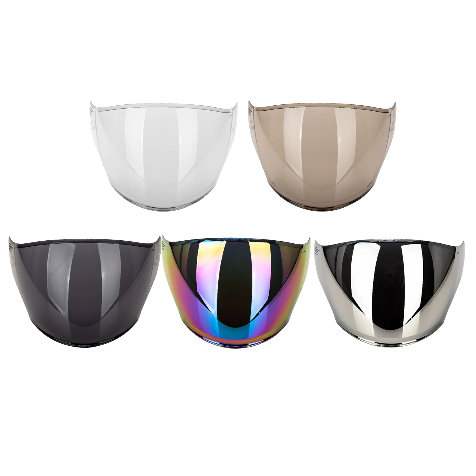 

Motorcycle Helmet Visor Shield for MT OF-504 MT-V-19 silver plated