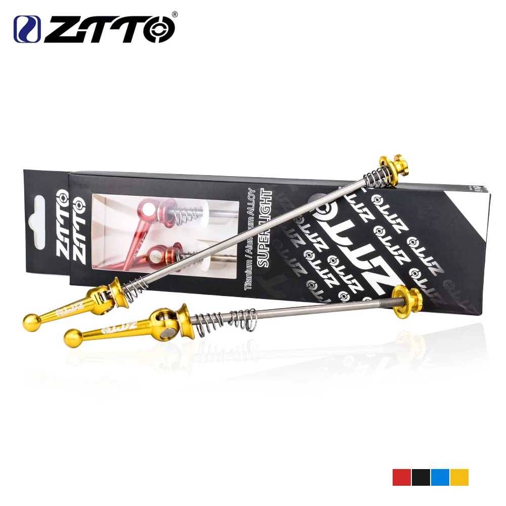 ZTTO 1 пара MTB велосипеда QR Ti шампуры 9 мм 5 колеса 100 135Hub Quick Release шайбы ось Сверхлегкий