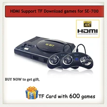 4K HDMI 16 бит супер мини игровая консоль для Sega MD 100 в 1 портативный