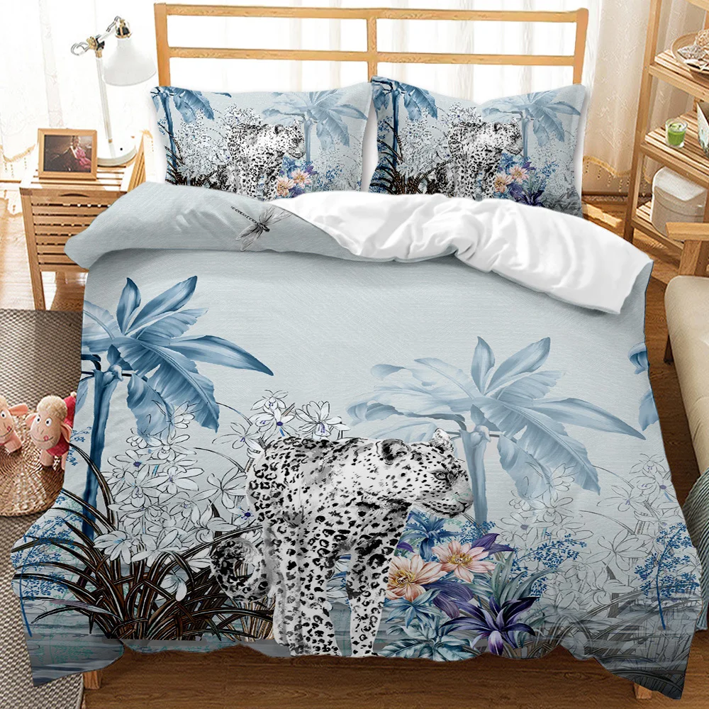 

Animal Cheetah Scenery 3D Print Comforter Bedding Set Cartoon Queen Twin Single Size Duvet Cover Set Pillowcase Luxury Gifts