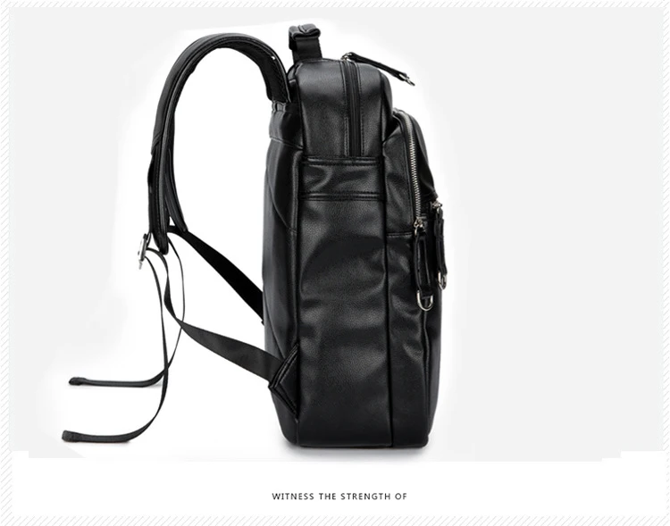 New Brand Genuine Leather Men Backpacks Real Natural Student Backpack Boy Luxury Business Laptop School Bag 14 Inch | Багаж и сумки