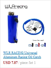 WLR RACING-2L 2 литровый алюминиевый полированный круглый маслоуловитель БАК с фильтром WLR-TK01