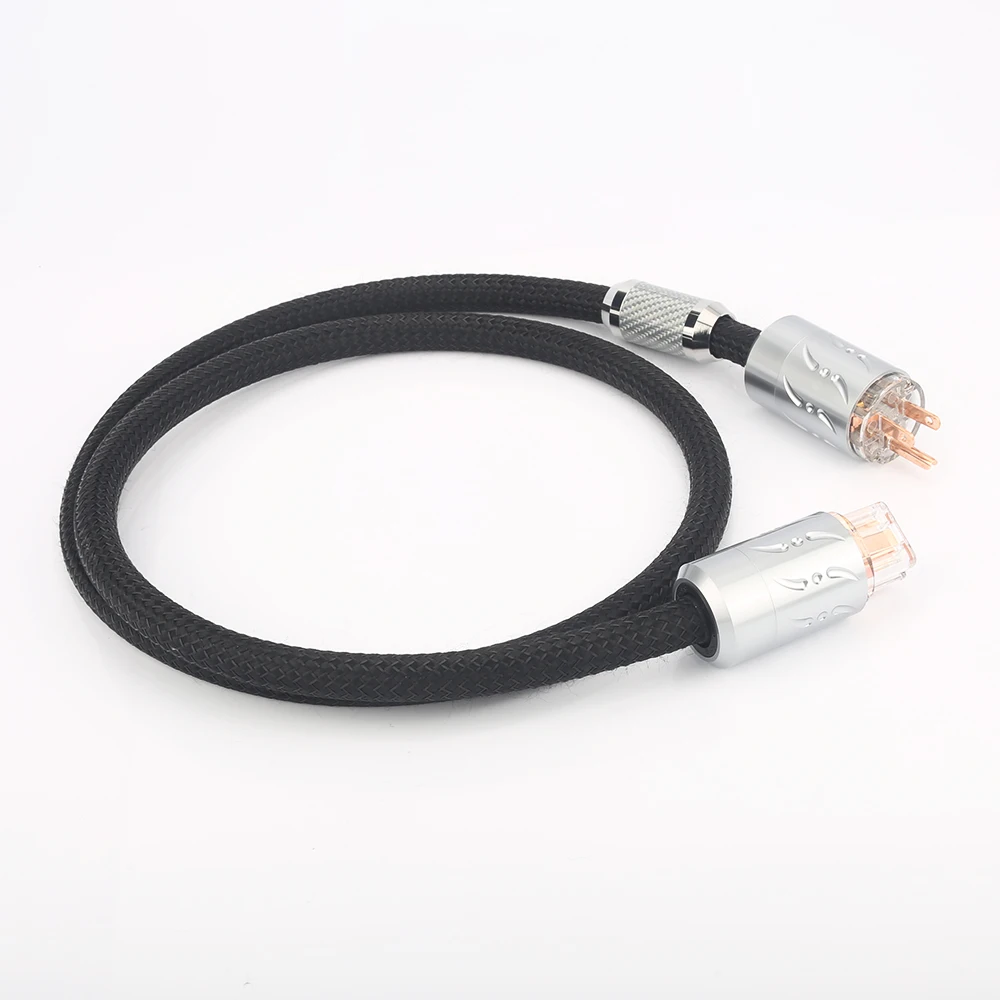 Виборг VP1501 Американский аудиофил кабель питания C19 из чистой меди 20A Amp IEC 100% |