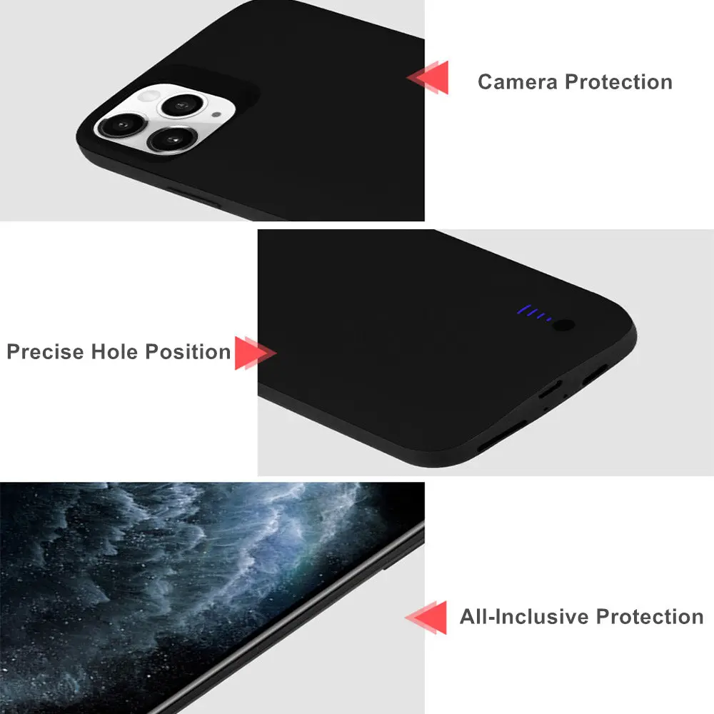 Для Iphone 11 Pro Max чехол для аккумулятора умный аудио выход зарядного устройства |