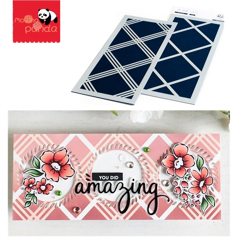 Трафарет для фона металлические штампы и фотоальбома бумажных карточек