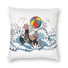 Наволочка для подушки с забавным изображением Кротов 40x40 см, домашний декор, мультяшная Маленькая подушка с изображением Кротов, для дивана, с двух сторон