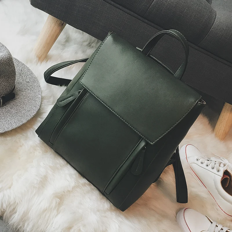 

2021 new backpack college casual simple backpack multifunctional student bag travel bag women's bag