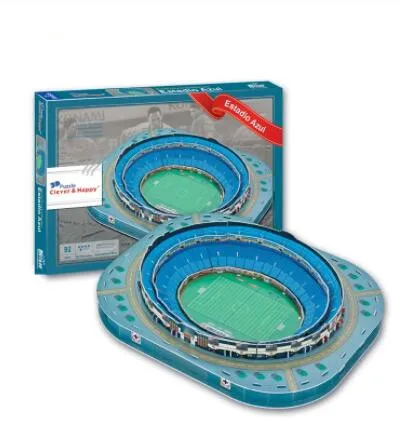 

Estadio Azul Football Stadium 3D Paper DIY Jigsaw 3421 Puzzle Model Educational Toy Kits Children Boy Gift Toy