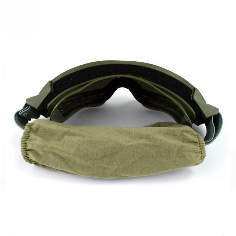Тактические очки черного/зеленого/желтого цвета военные армейские для