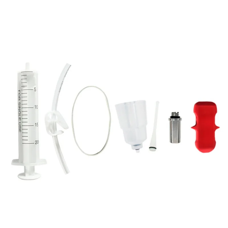 Plastic Hydraulic Brake Oil Bleed Kit For Brake System Mineral Oil Brake Funnel Set Mountain Bike Repair Tool