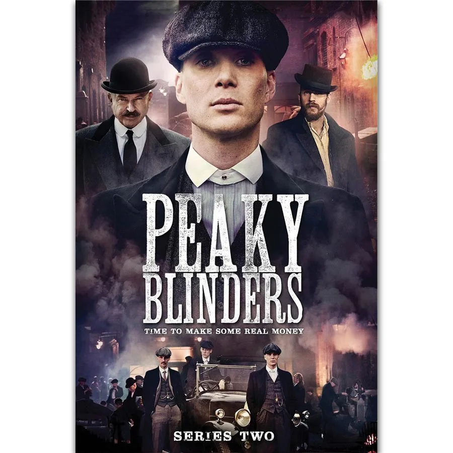 MQ3497 Peaky Blinders Cillian Murphy США ТВ-шоу Серии художественный плакат Шелковый Холст украшение дома стены комнаты картина печать - Цвет: Picture 006