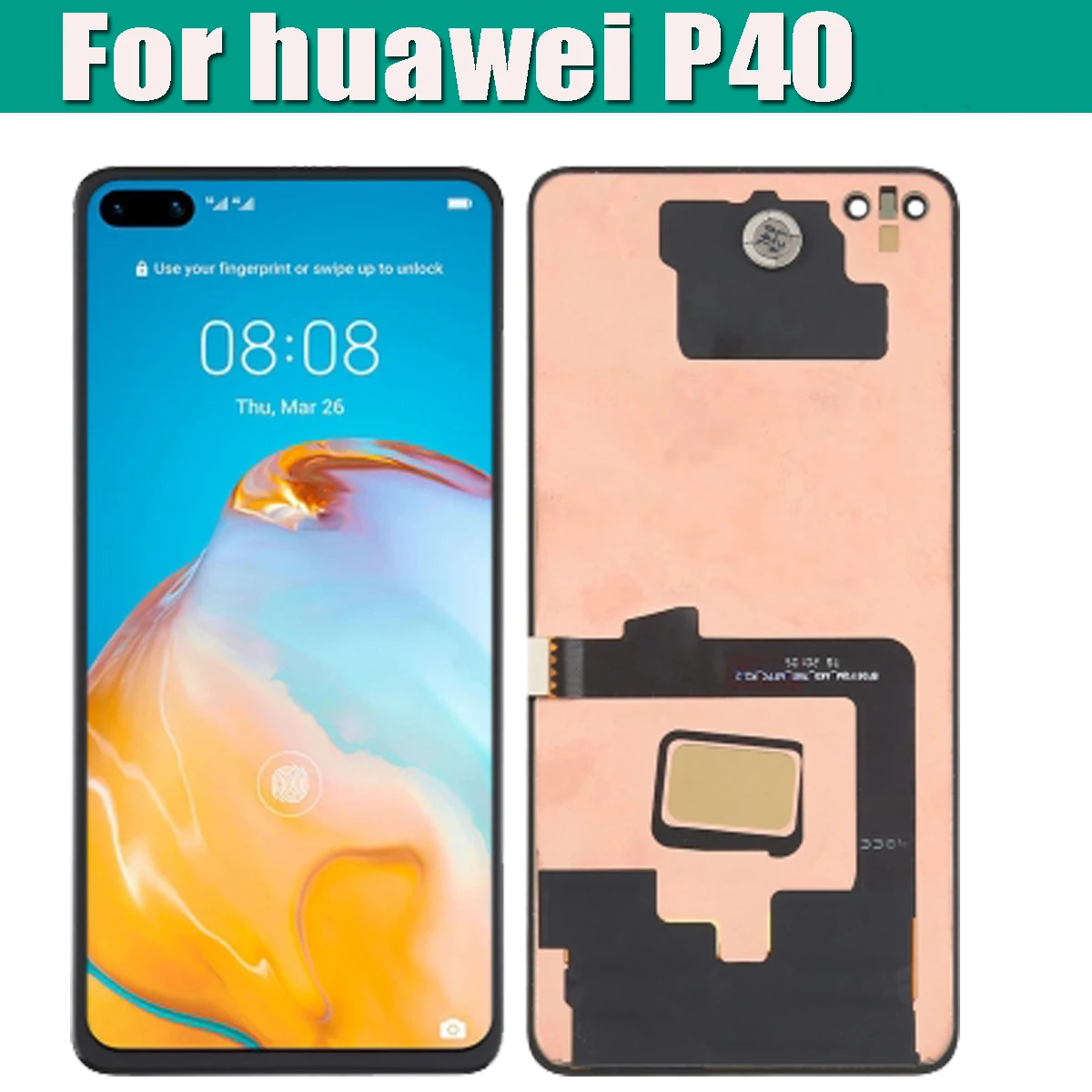 Original 6,1 "para Huawei P40 5G ANA-AN00 ANA-TN00 ANA-NX9 ANA-LX4 pantalla LCD de montaje de digitalizador con pantalla t&aacute;ctil de reemplazo-0