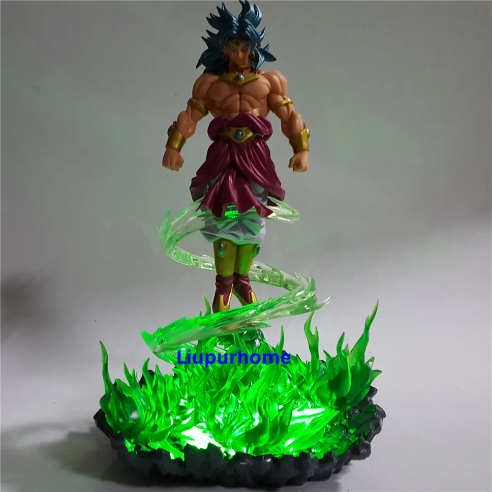 

DIY Anime Figure LED Night Light Dragon Ball Z Broly Green Fire Power Bedroom Decorative Table Lamp Dragon Ball Super Gifts MY