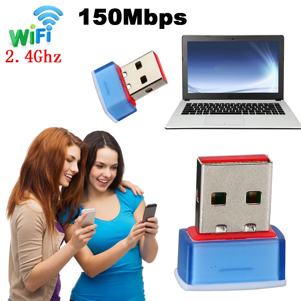 150 м Мини USB адаптер WiFi беспроводной сетевой Lan карты 802.11n/g/b Мбит/с для ПК общий BAY29 |