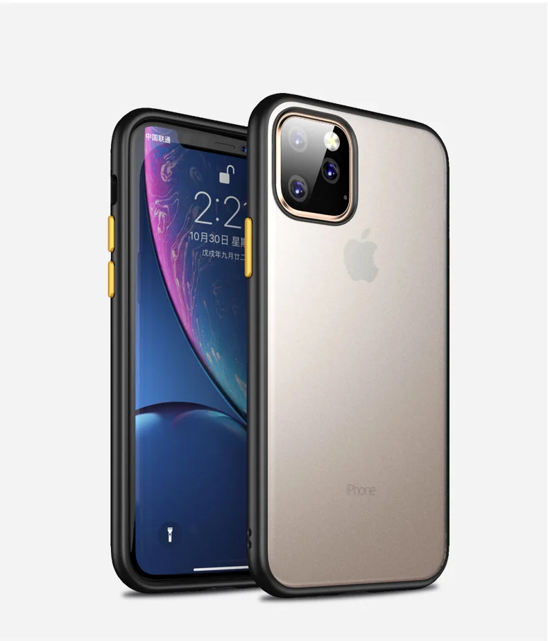 Black Yellow 2 Чехол для телефона iphone 11 pro max 5,8& 6,1& 6,5 дюймов Coque роскошный полный Pretection задняя крышка для Apple iphone Xi Funda - Цвет: Black Yellow 2