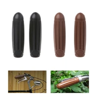 2pcs bicycle handlebar sleeves retro style comfortable bike cover grips fix gear