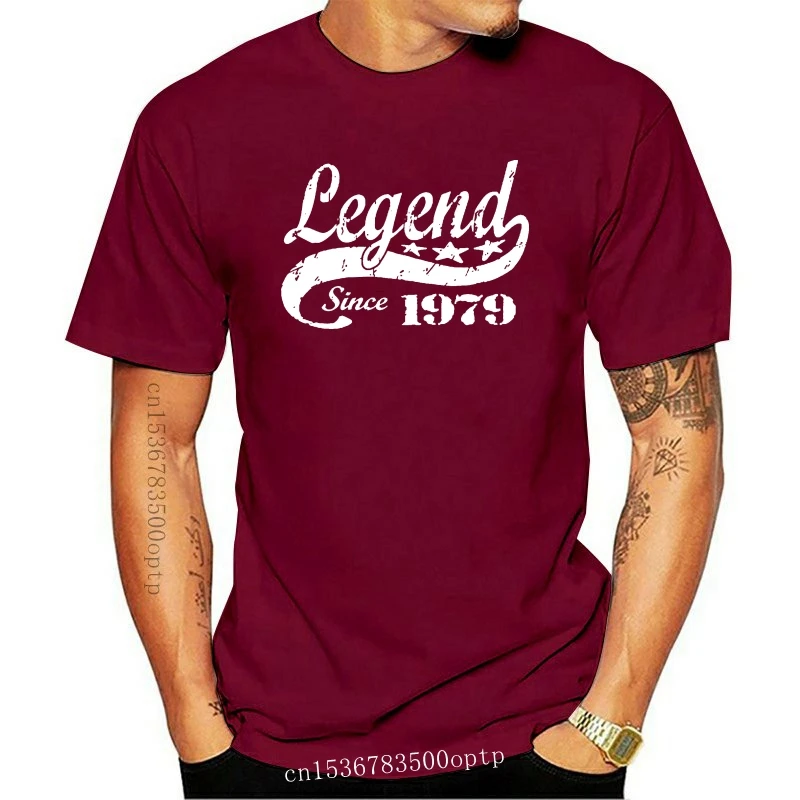 

New 40Th Birthday Legend Since 1979 40 Years Old Gift Idea Dad Present Black T Shirt Big Tall Tee Shirt