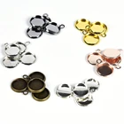 Основа для ожерелья с круглыми кабошонами, 10-20 шт.лот, 10-25 мм