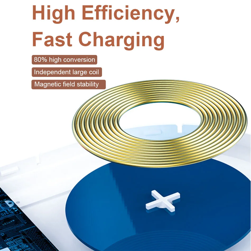 

2 in 1 Wireless Charger with Night Light Fast Charge For Samsung S10 S9/S9+ S8 Note9 Qi Charging Pad for iPhone 11 Pro XS Max X