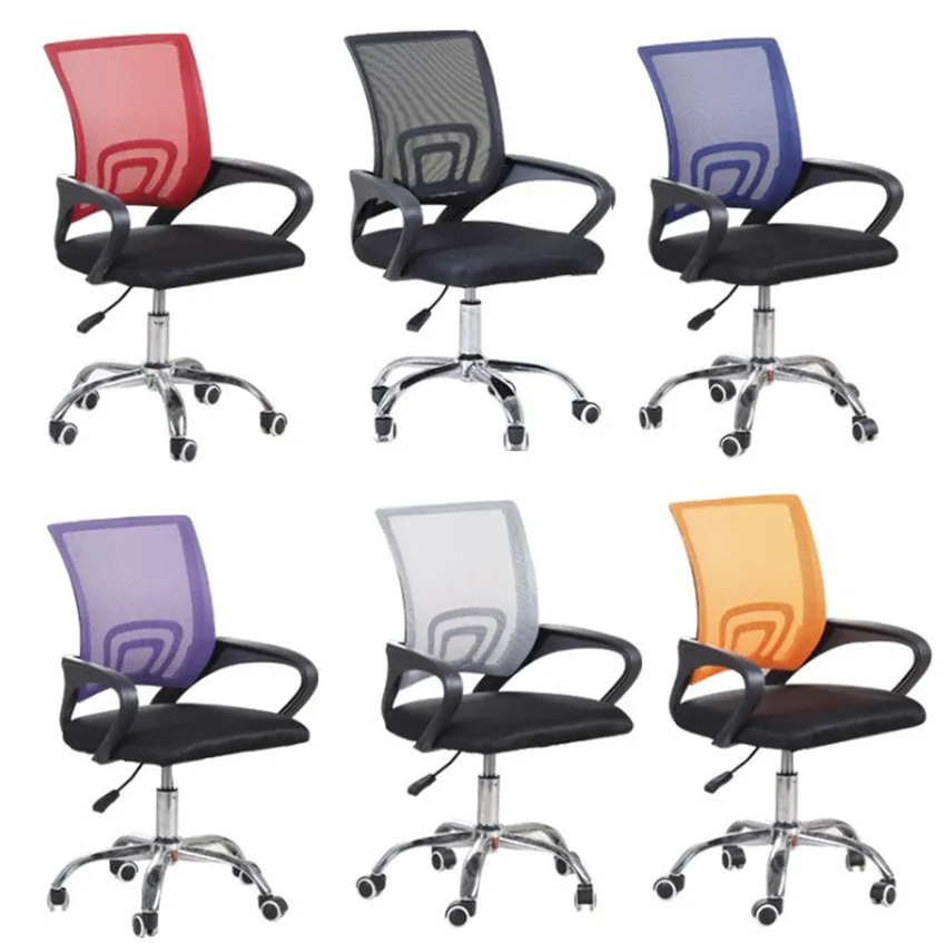 

Office chair with swivel Lumbar holder desk chair wheels office home chairs