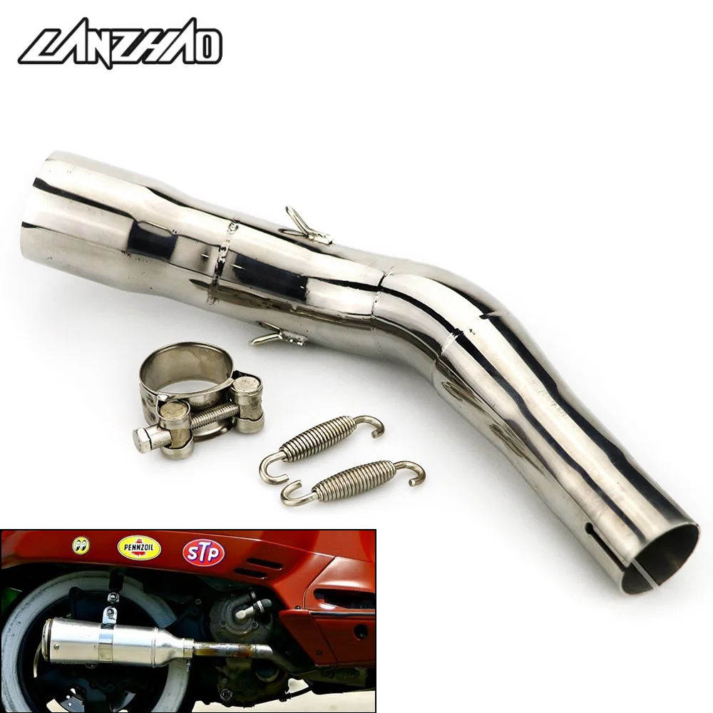 Выхлопная средняя труба GTS для мотоцикла нержавеющая сталь Piaggio Vespa 250 300 2007 2017 2018