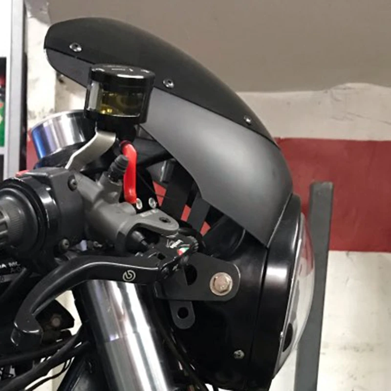 Универсальный 7-ми дюймовый фар обтекатель руля лобовое стекло Cafe Racer | Автомобили