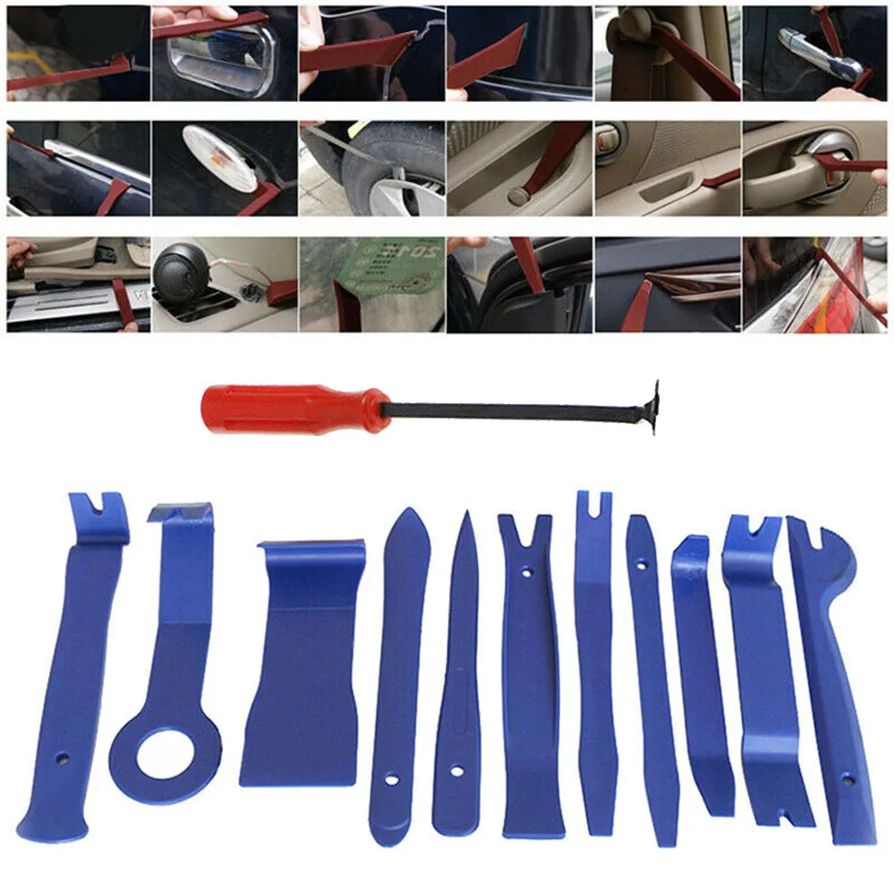 

Set Car Audio Repair Tools Install Repair Kit Steel + Plastic Car Audio Brand new