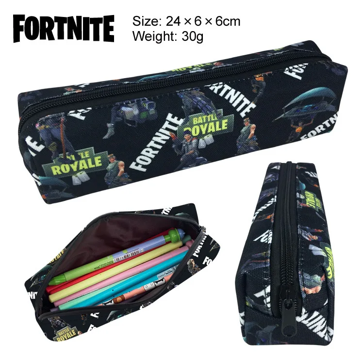 

Fortniteed Pencilcase School Pen Case Supplies Pencil Bag School Box Pencils Pouch Stationery Multi-function Flip Stationery Bag