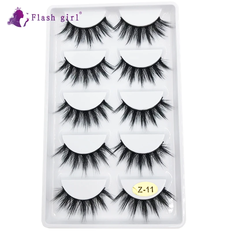 5 пар норковых ресниц ручной работы из искусственной норки | Красота и здоровье