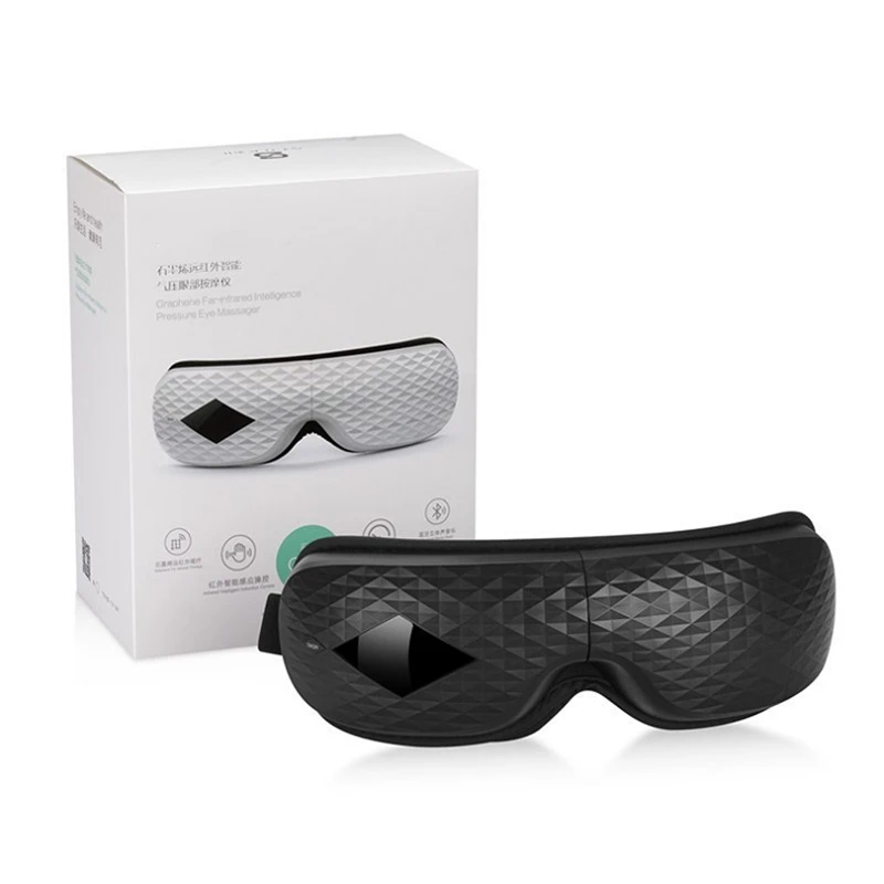 

Wireless Eye Massager Air Compression Diamond Eye Massage with Music Smart Eye Massage Heated Goggles Anti Wrinkles Eye Care