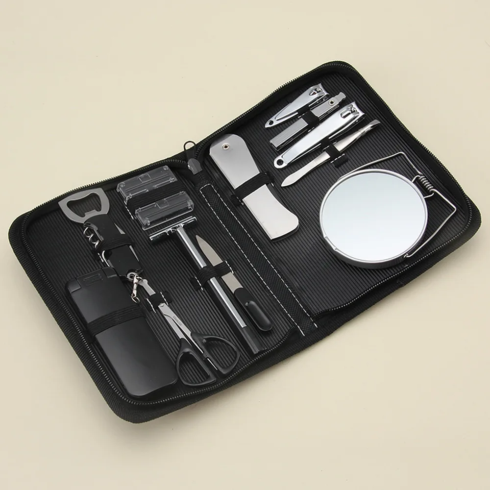 

New 12pcs/Set New Manicure Nail Clippers Pedicure Set Portable Travel Hygiene Kit Stainless Steel Cutter Nail Cutter Tool Set