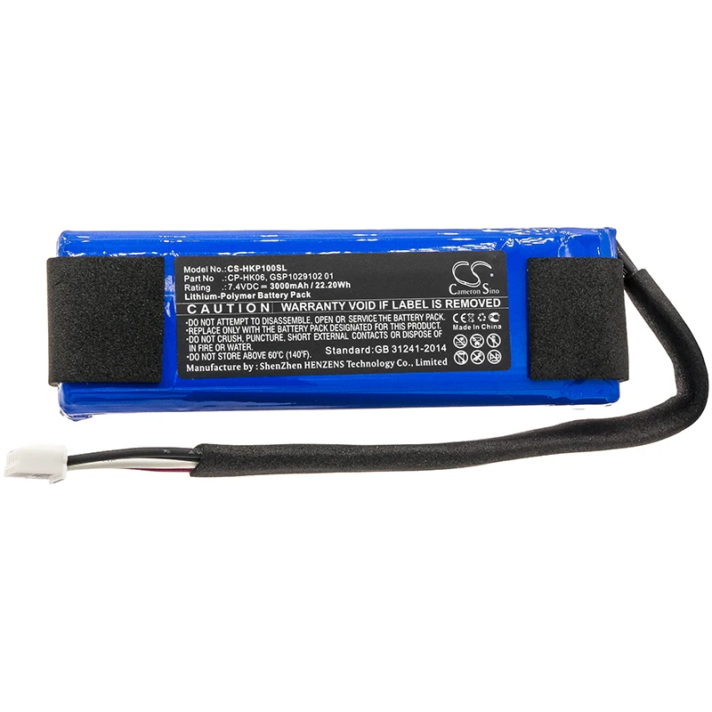 Аккумулятор Cameron Sino CP HK06 GSP1029102 01 Для Harman/Kardon Go Play Mini GO + 3000 мАч|Перезаряжаемые