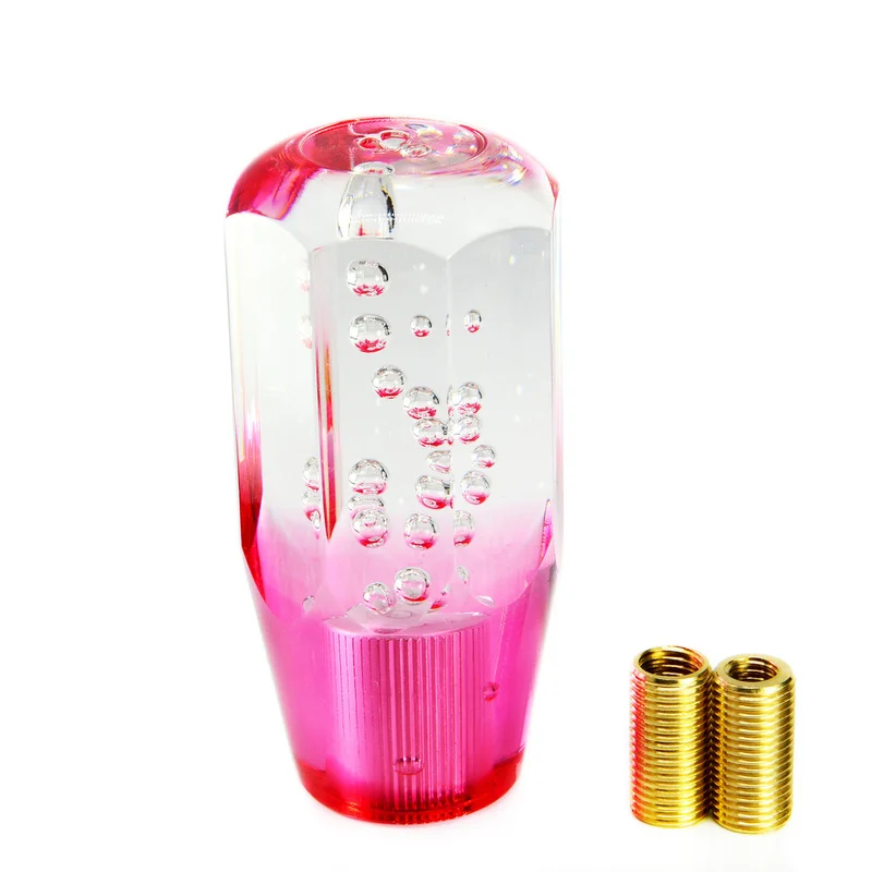 Ручка переключения передач автомобильная рычаг с прозрачными пузырьками