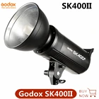 Профессиональная студийная вспышка Godox SK400II SK400 II 400Ws GN65, встроенная беспроводная студийная вспышка 2,4G X System