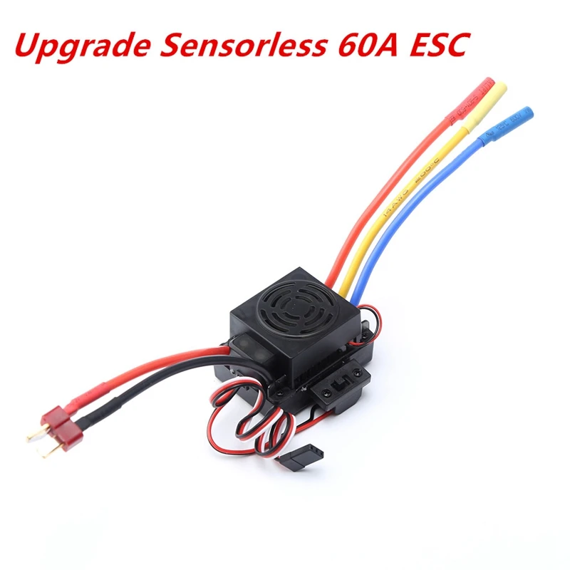 3650 3900KV Brushless Motor And 60A ESC &amp Programmer Car Heatsink Combo For 1:8/ 1:10 RC Car/Boat Part | Электроника