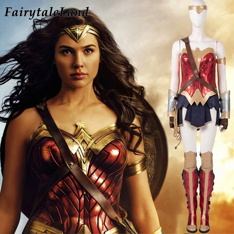 Wonder Woman 2 Косплей Костюм Диана юбка для принцессы корона Хэллоуин костюм супергероя WW84 наряд Униформа реквизит индивидуальный заказ сапоги
