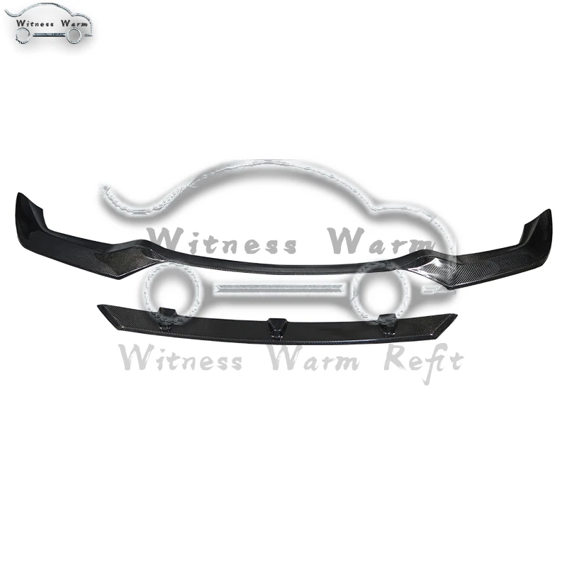 Углеродное волокно/FRP передний бампер спойлер разветвители для BMW 2 серии F87 M2 2015 UP