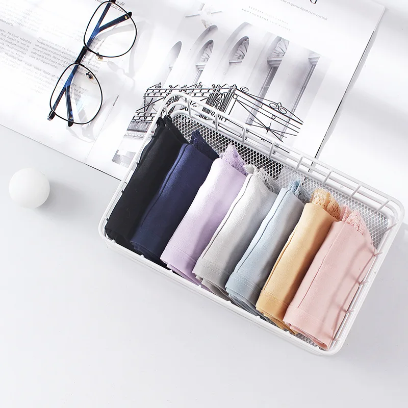 Японское хлопковое нижнее белье женские трусы кружевные трусики со средней