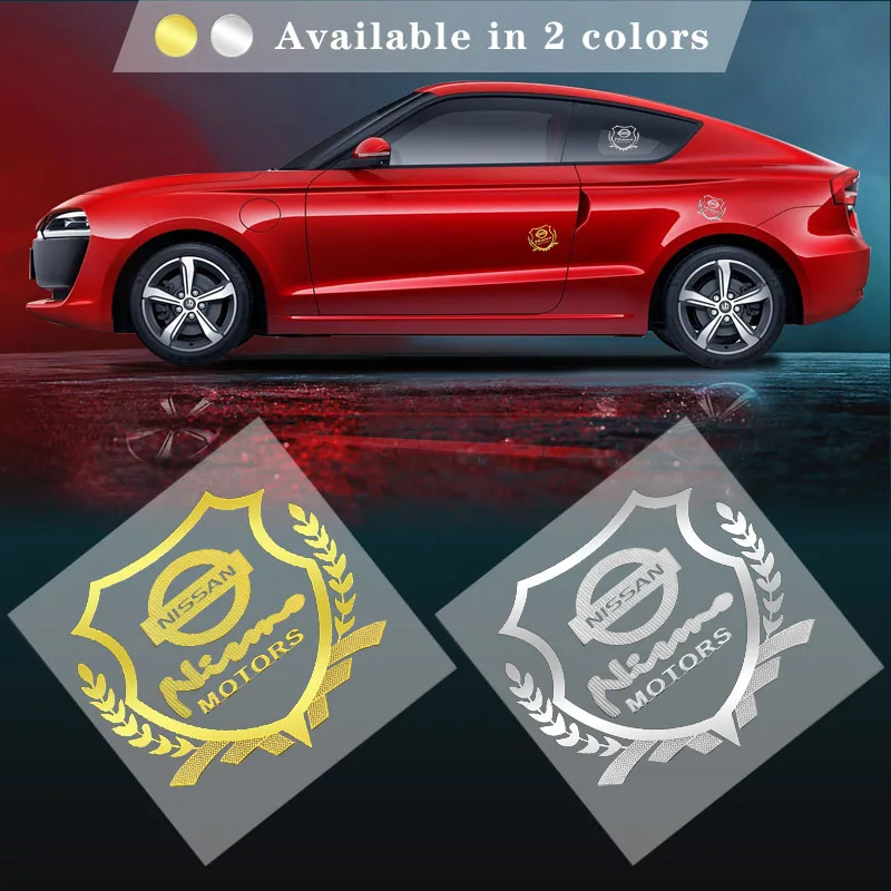 

Auto Body Trunk Metal Wheat Ears Emblem For Nissan Sentra Altima X-Trail T31 Qashqai Dualis Patrol Skyline V36 Auto Accessories