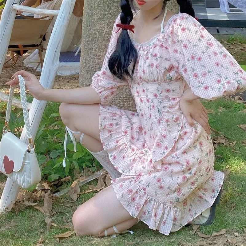 Платья для женщин со складками Мини Повседневные Вечерние одежда женская летняя