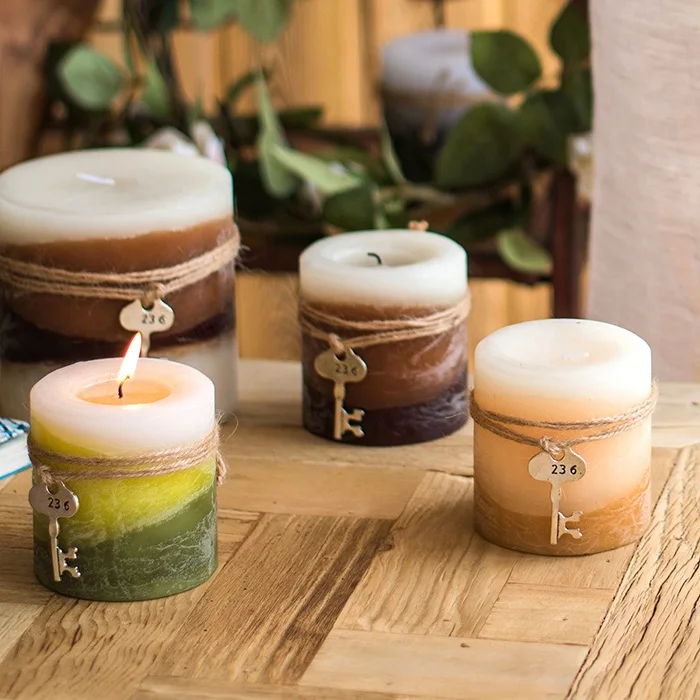 

Vintage Aromatherapy Candle Luxury Handmade Halloween Christmas Candles Party Wedding Bougie Parfumee Home Decoration DG50LZ
